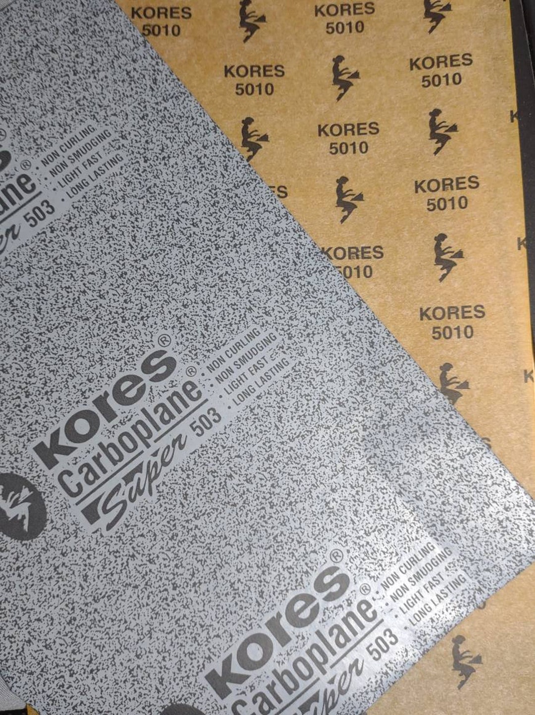 Black and Yellow Carbon Paper, Black and Yellow Tracing Paper, Tracing