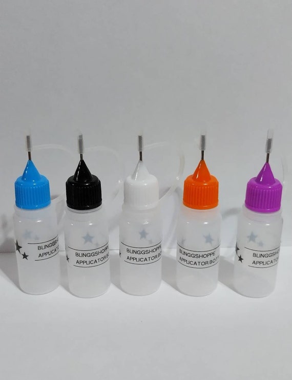 10ml Precision Applicator Bottle, Glue Applicator Bottle, Fine Tip Precision Bottle, Empty Bottle