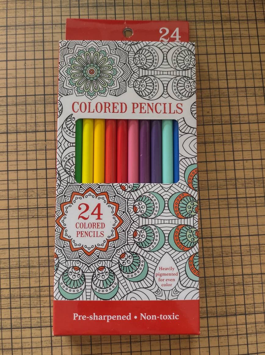  LEISURE ARTS Colored Pencils 24pc, Colored Pencils