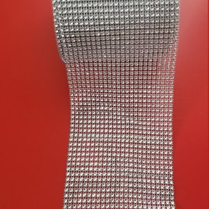 Rhinestone Mesh Ribbon | Bridal Craft | 4.5