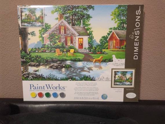 DIMENSIONS PAINTWORKS PAINT BY NUMBERS KITS