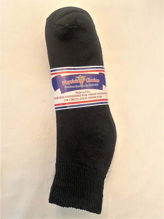 6 Pair Physicians Choice Diabetic Socks Ankle Quarter Socks Etsy
