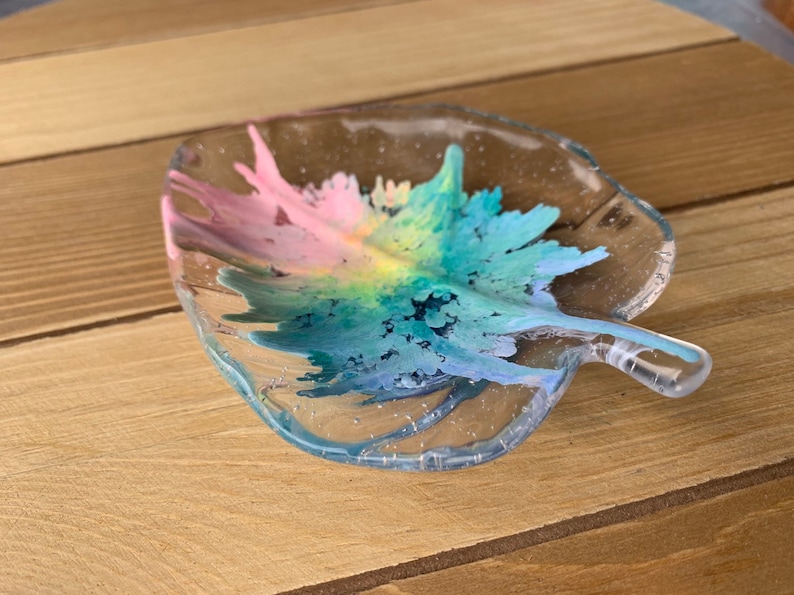 Rainbow Leaf Trinket Tray