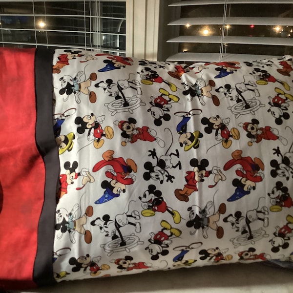 Mickey Mouse pillow case