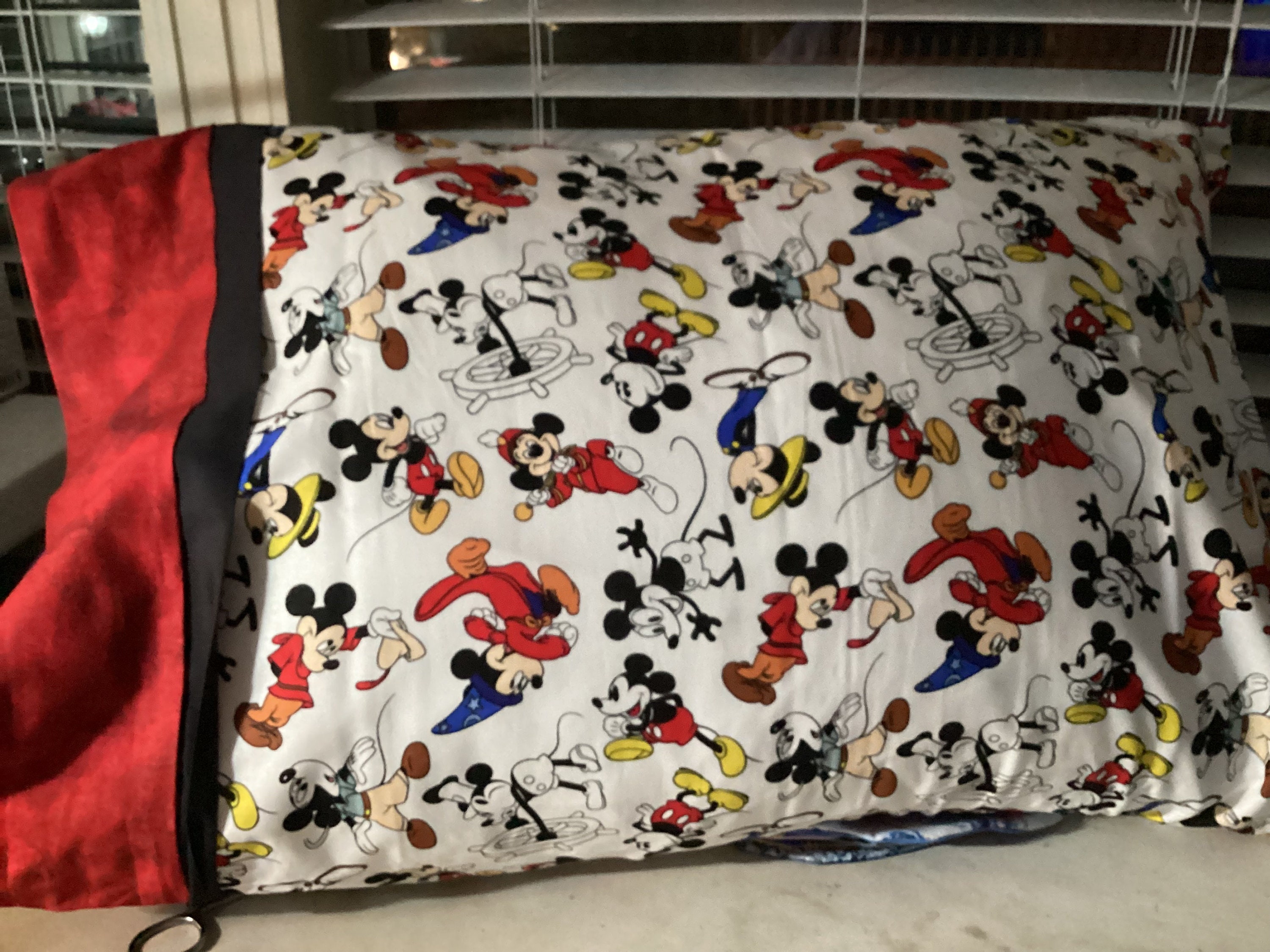 Mickey Mouse Pillow Case Etsy