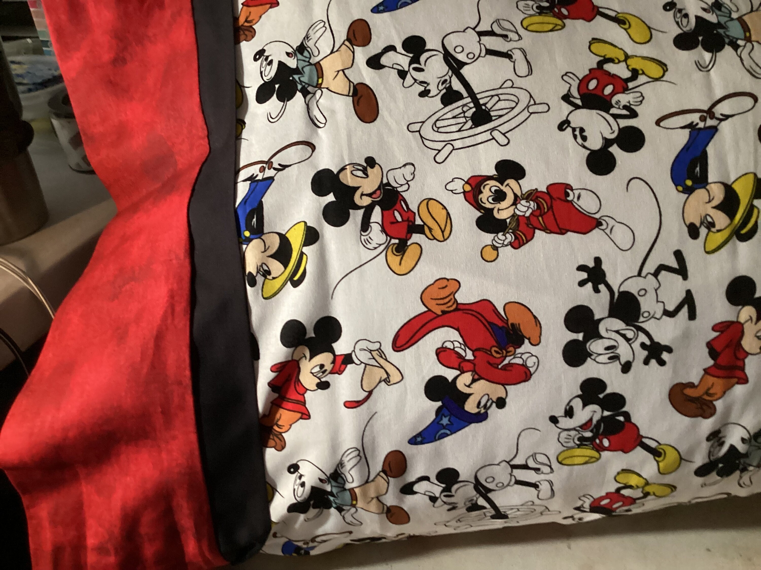 Mickey Mouse Pillow Case Etsy