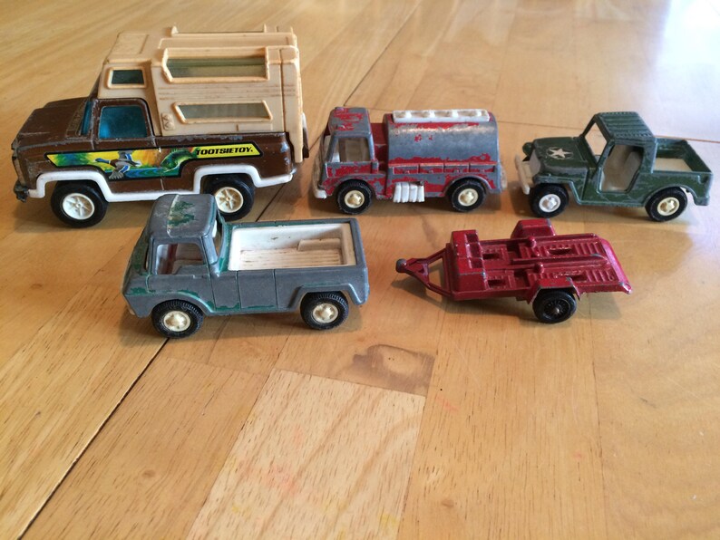 Tootsie Toy Cars/trucks Set of 7 Tootsie Toy Cars Tootsie Etsy