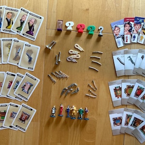 Clue Game Piece, upcycle material, board games, clue, vintage board games, game pieces, clue game, clue game pieces, crafting