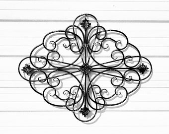 Wrought Iron Wall Art Etsy