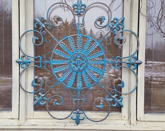 Outdoor metal wall art | Etsy