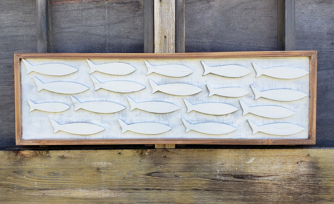 Fish Wall Decor / Coastal Decor / Fish Decor/ Beach House Wall Art ...