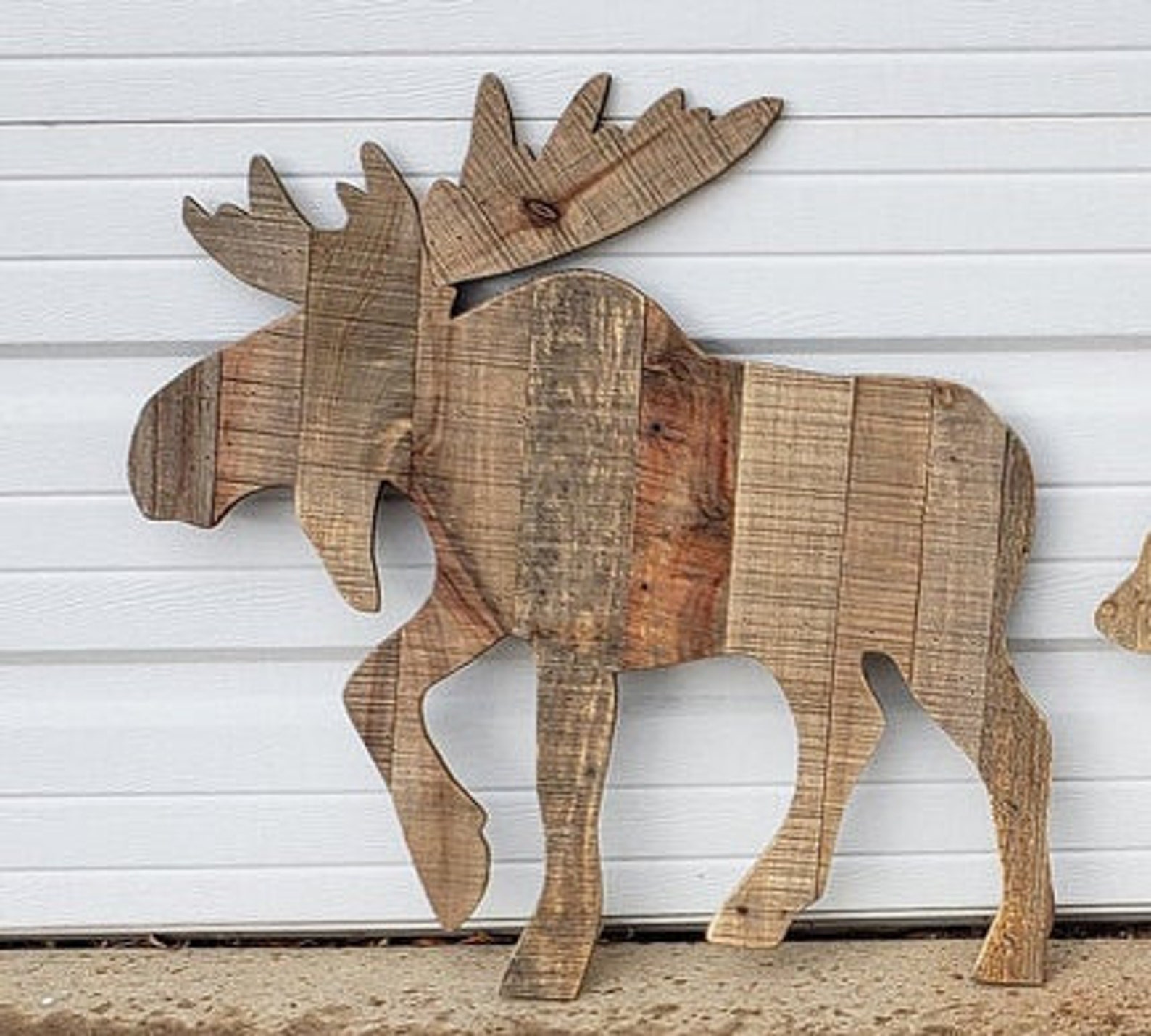 Wooden Moose Wall Decor/ Moose Wall Decor/ Moose Wall Art/ Etsy