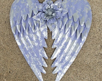 Metal Angel Wings Wall Decor / Angel Wing Wall Decor / Shabby Chic Angel Wings / Nursery Wall Decor/ Metal Wall decor/ Large Angel Wings