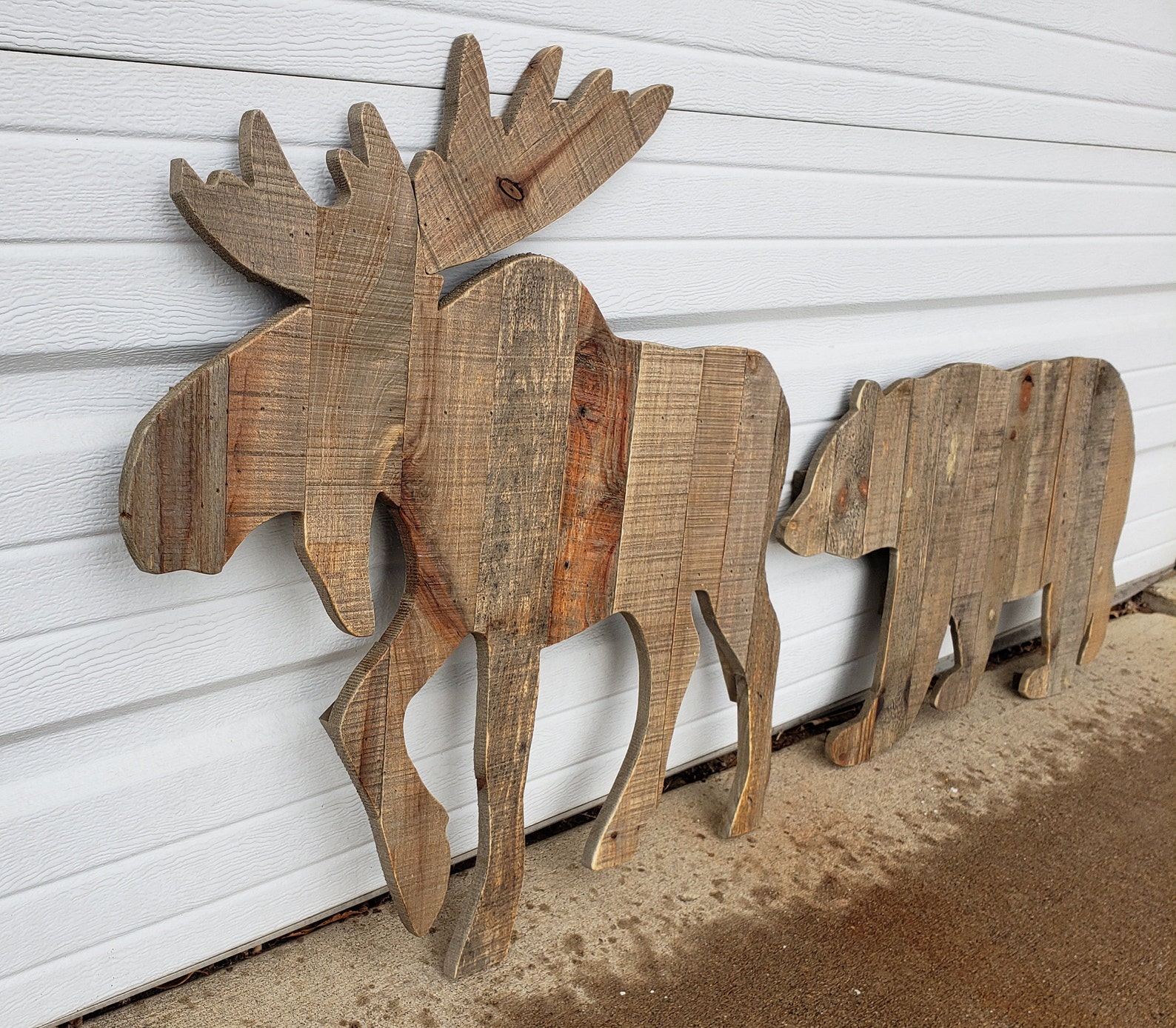 Reclaimed Wood Bear Wall Decor Bear Wall Decor Bear Wall Art Etsy