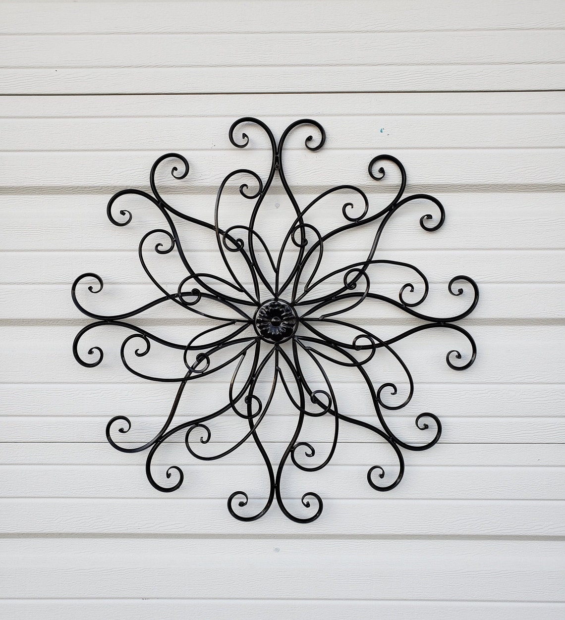 Large Metal Wall Art Black Wall Art Black Wall Decor Metal Etsy