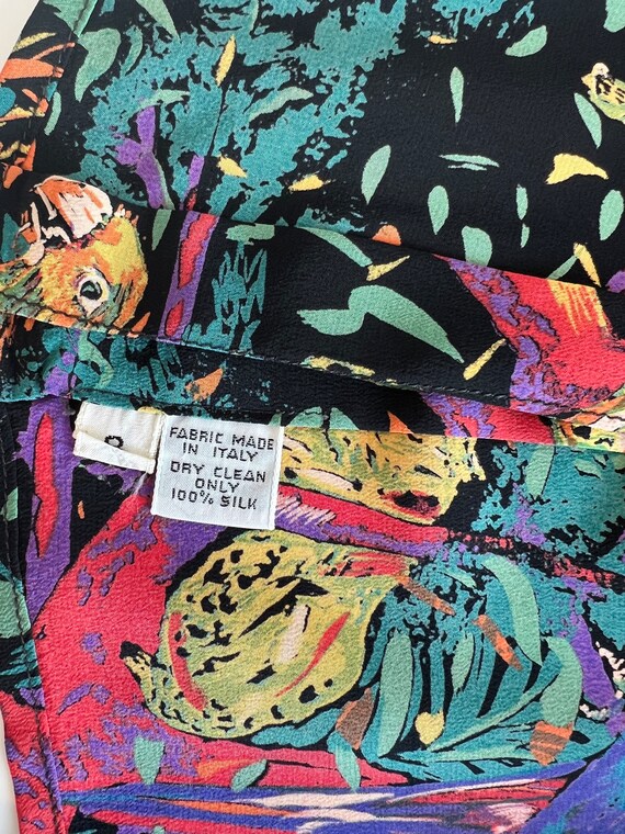 Vintage Alan Austin Beverly Hills Silk Blouse - image 7