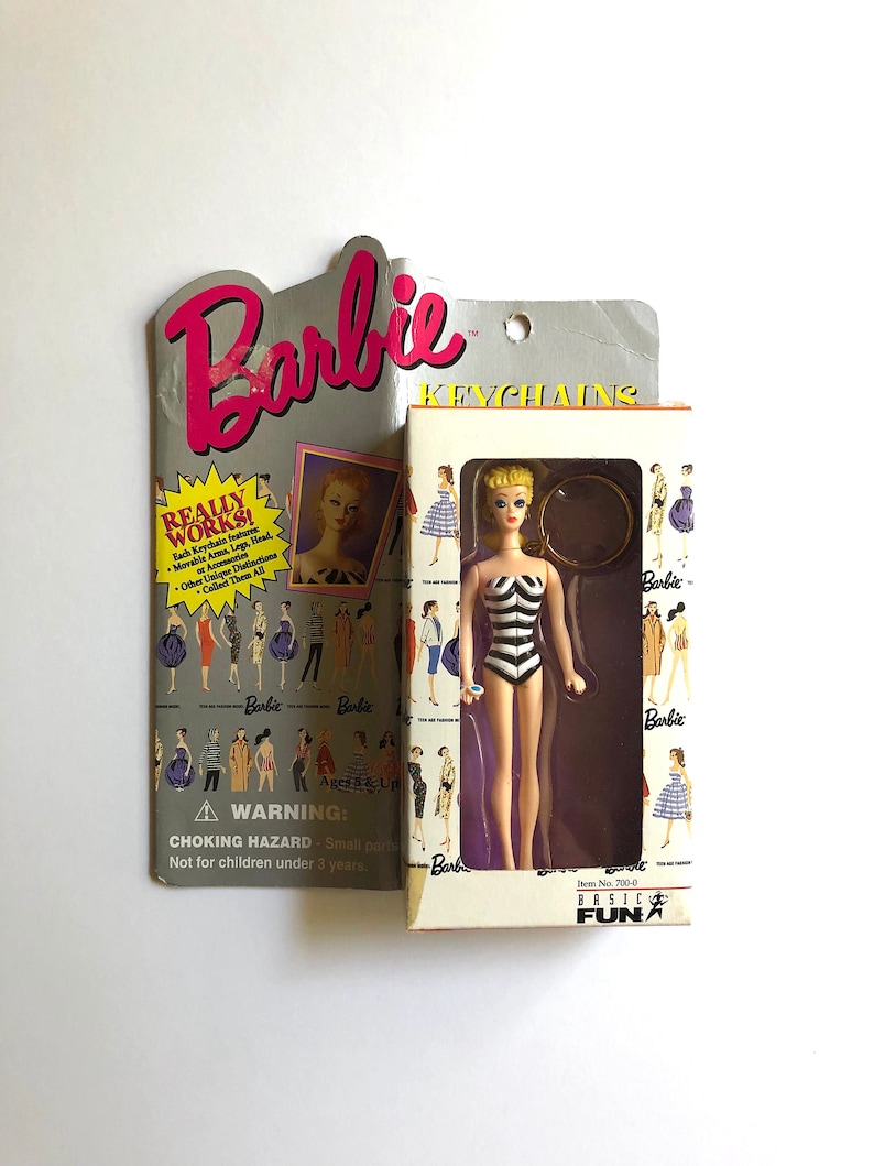 vintage barbie keychain