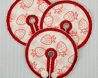 Round G-Tube Pad/Medical Pad/G-Tube Covers/G-Tube Pad for baby/Tubie Pad/Feeding Tube Pads/Buttons Feeding Tube/Embroidered G-Tube Pads