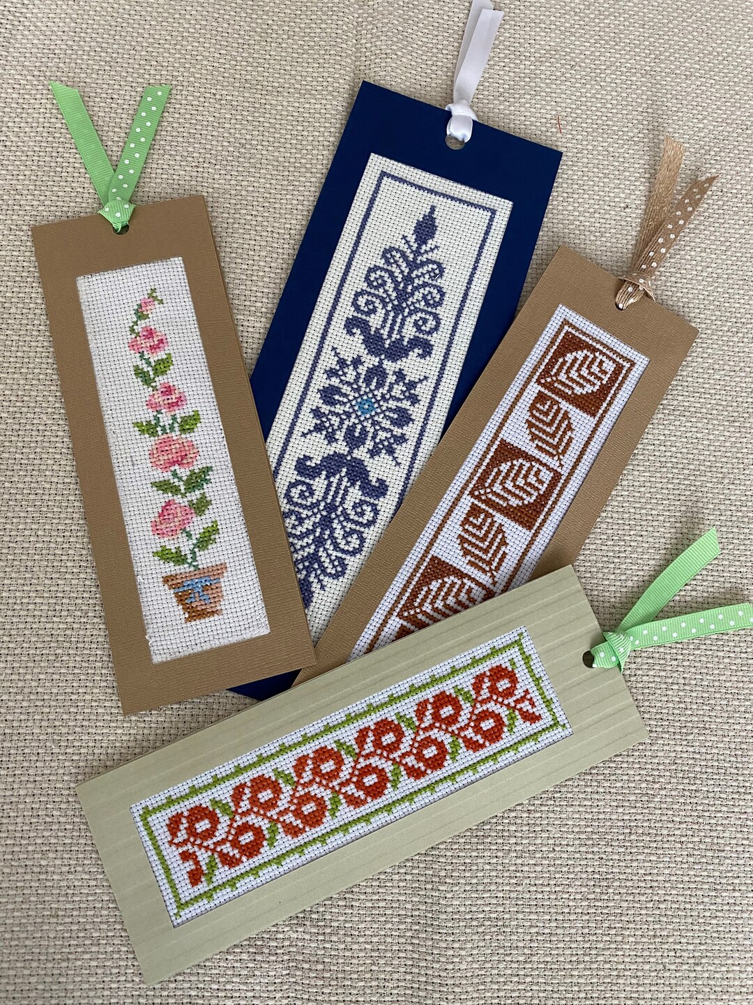 Bookmark Cross-stitch - Etsy