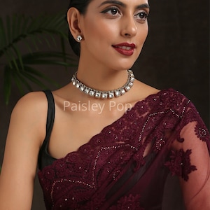Gold Plated Polki Necklace Set / Indian Polki Choker / Kundan Jewelry / Western Jewelry / Indo Western / Sabyasachi Jewelry