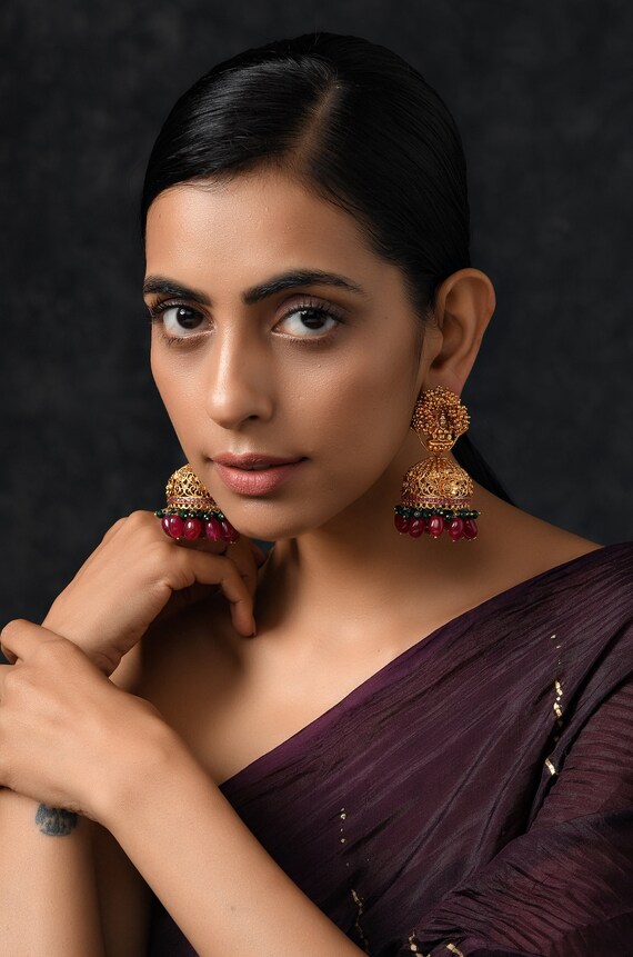 Gold plated temple jewellery deals