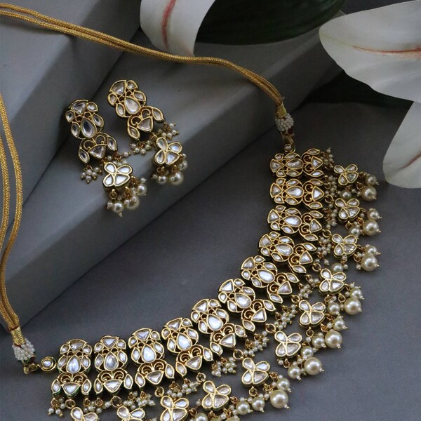 Kundan Pearl - Etsy