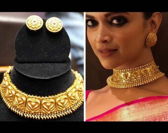 Deepika Padukone Gold Plated Choker 