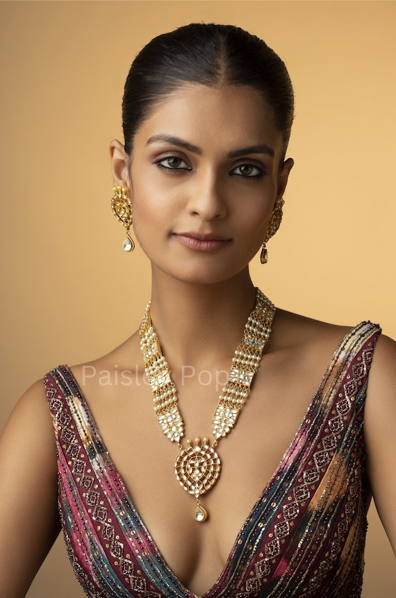 Pearl Choker Set Sabyasachi Jewelry Indian Gold Necklace Set Bollywood  Jewelry