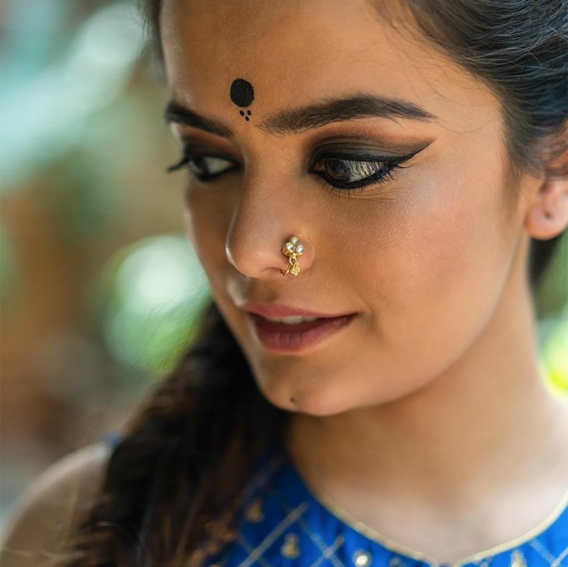 Kundan Nose Pin/nose Pins/nose Rings/indian Jewellery Etsy