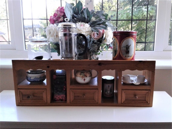 Kitchen Shelf Unit Kitchen Display Unit Wooden Shelf Unit Etsy