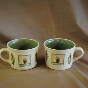 &quot;Pfaltzgraff &quot;&quot;Naturewood&quot;&quot; Flache Tassen (2)&quot;