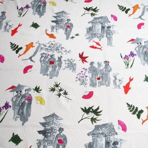 Fabric Sansaku Japanese Atmosphere image 5