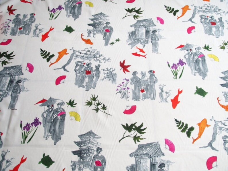 Fabric Sansaku Japanese Atmosphere image 5