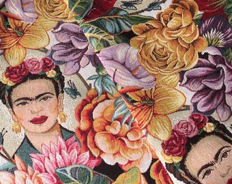 Gobelin Fabric - Frida Tropic - Jacquard / Gobelin - Multicolor