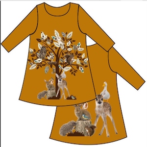 Stenzo Jersey Fabric - Bambi and his Friends - Panel 120 x 150 - Oeko Tex Standard 100 - Digital Print