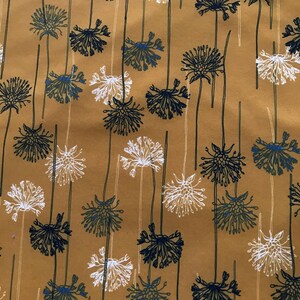Softshell Fabric - Dandelion Flowers - Water-repellent - Oeko Tex Standard 100 image 2