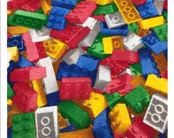 Stof - LEGO Multicolor - Katoenen canvas