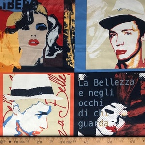 May include: A collage of four images featuring people wearing hats. The top left image is a woman with black hair and red lipstick. The top right image is a man with a white hat and a blue shirt. The bottom left image is a man with a white hat and a blue shirt. The bottom right image is a woman with red lipstick and a black and white background. The text "La Bellezza e negli occhi di c guar" is visible in the bottom right image.