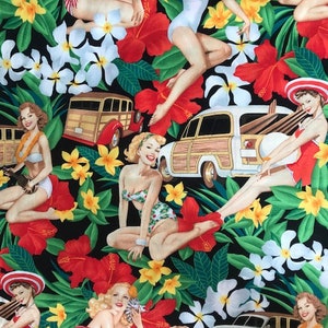 Tissu Aloha Girls Alexander Henry image 1