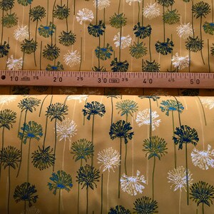 Softshell Fabric - Dandelion Flowers - Water-repellent - Oeko Tex Standard 100 image 3