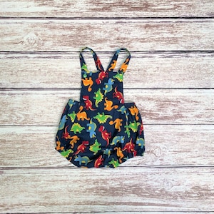Baby Dinosaur Bubble Romper - Toddler Dinosaur Bubble Romper - Baby Romper - Unisex Bubble Romper, Beach Romper - Birthday Romper - Gift
