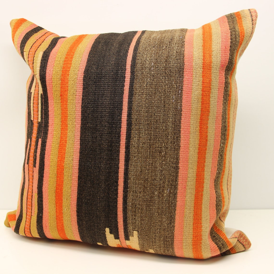 Kilim Pillow Cover 24x24 Inch 60x60 Cm Huge Kilim Pillow Etsy