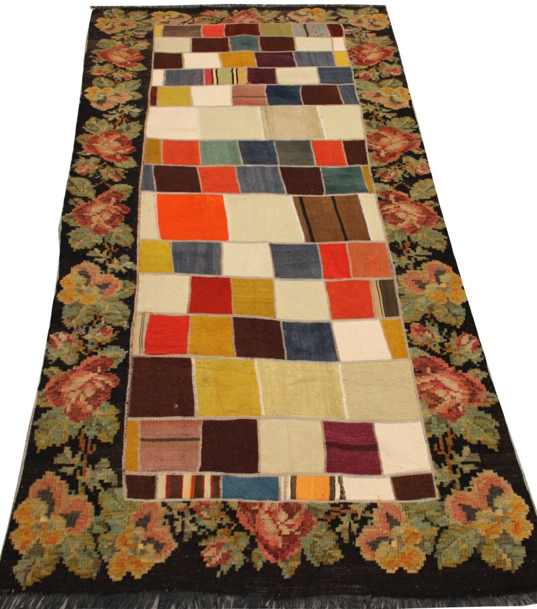 Kilim Patchwork Runner Rug 8,8x4,1 Feet Bohemian Kilim Rug Home Decor ...