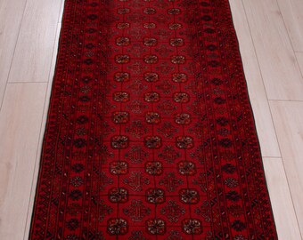 Handwoven Turkish Carpet Runner, 9'3x2'8, Vintage Wool Kilim Rug