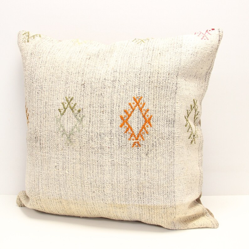 Kilim Pillow Cover 24x24 Inch Huge Kilim Pillow Home Design Etsy