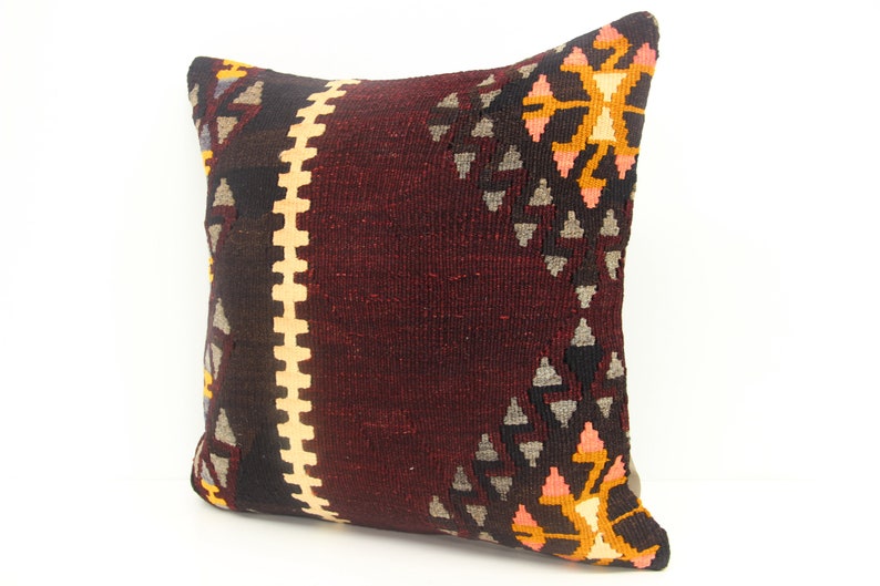 Handmade Kilim Pillow Cover 18x18 Inch Decorative Home Design Etsy
