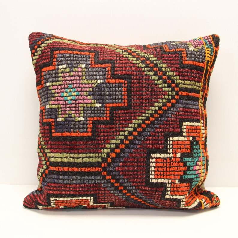 Throw Pillow cover 20x20 inch Retro Pillow Living Room Kilim pillow cover Novelty Home Decor Handmade Kilim cushion cover L-1641