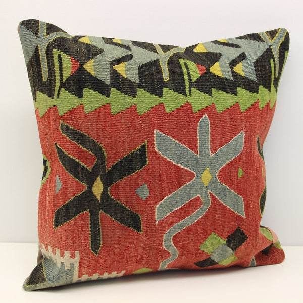 Throw Pillow cover 20x20 inch (50x50 cm) Retro Pillow Living Room Kilim pillow cover Novelty Home Decor Handmade Kilim cushion cover L-1086