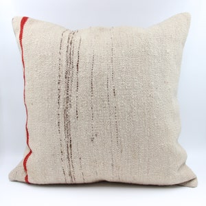 Handmade kilim pillow cover 24x24 inch Throw Sitting Accent Kelim Outdoor Sofa Oriental Extra large Pillow Fireplace King size pillow XL-898