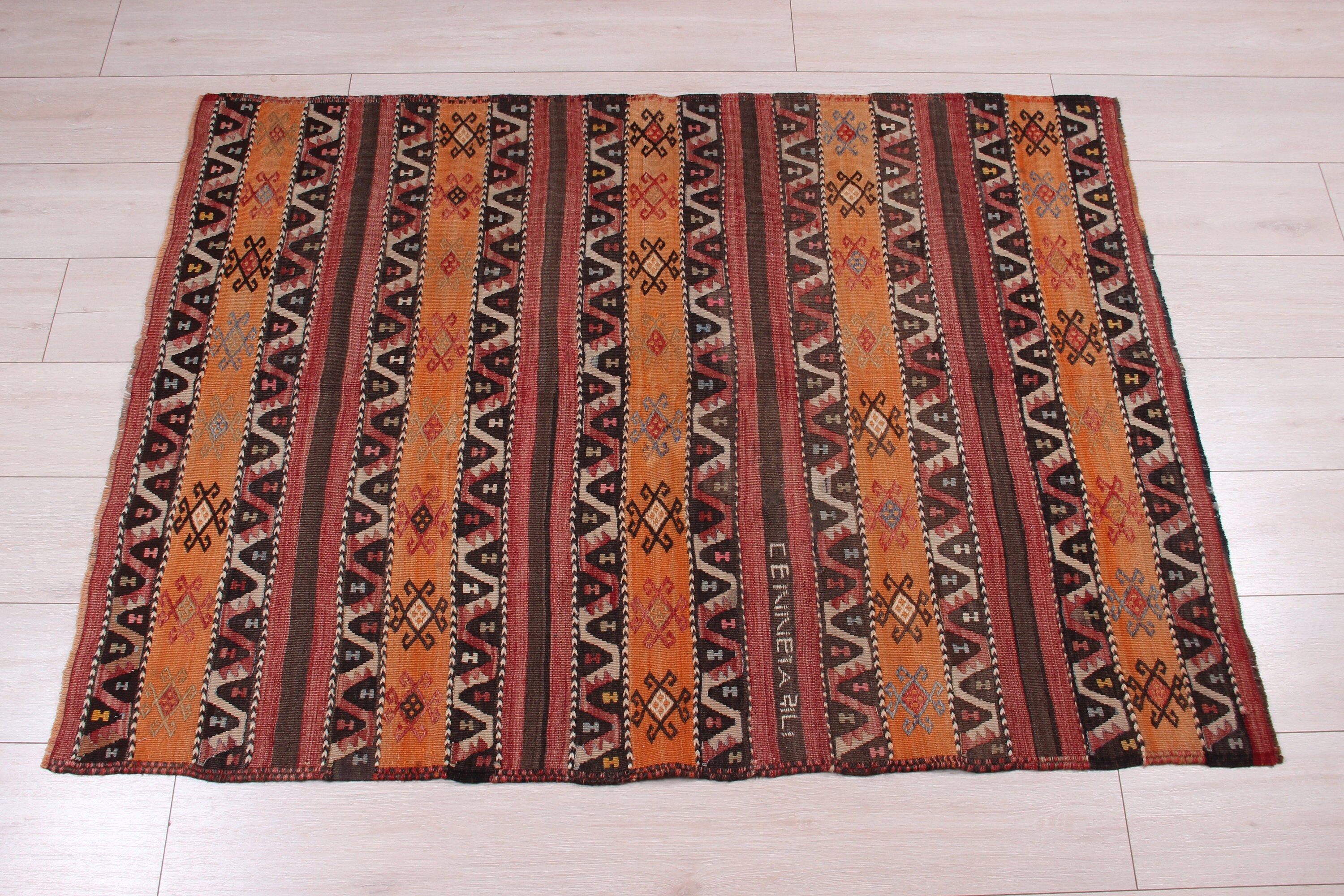 キリム　大判237×165 キリム・サナンダジ（ビジャー）261×165cm（KX-306） – ギャッベ